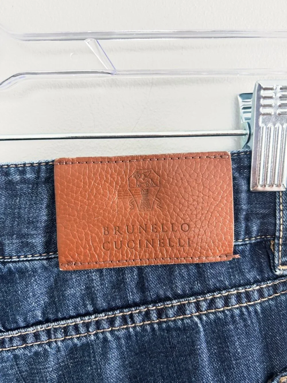 Brunello Cucinelli Italian Designer Jeans Traditional Fit Button Fly Size 54
